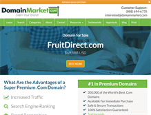 Tablet Screenshot of fruitdirect.com